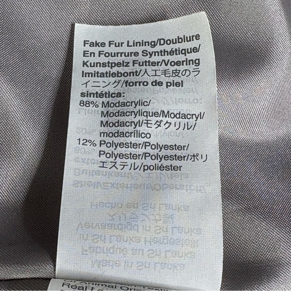 J Crew Chateau Parka Coat Italian Stadium-Cloth Wool Sz 00 Heather Dusk J5488 - Picture 13 of 14